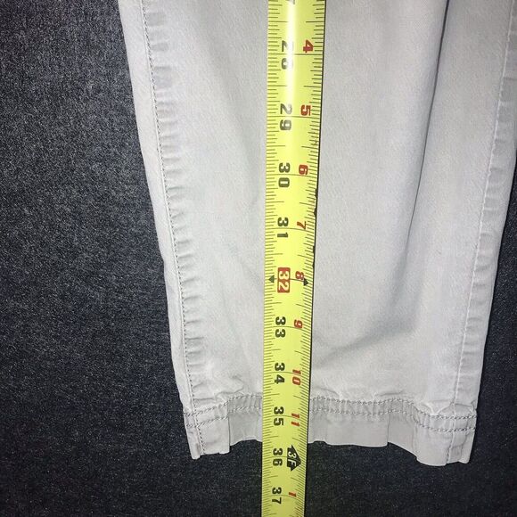 Eileen Fisher Chino Pants Women’s Medium Straight Leg Tencel Gray *flaws** - Picture 13 of 15